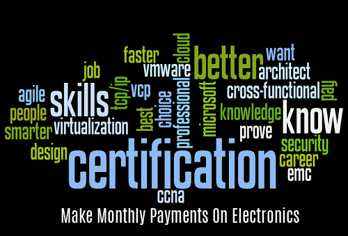 Make Monthly Payments on Electronics